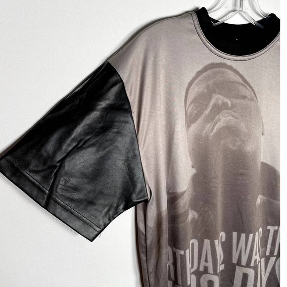 Notorious BIG Biggie Smalls Thug Ave All Over Print T-Shirt M - Picture 4 of 6